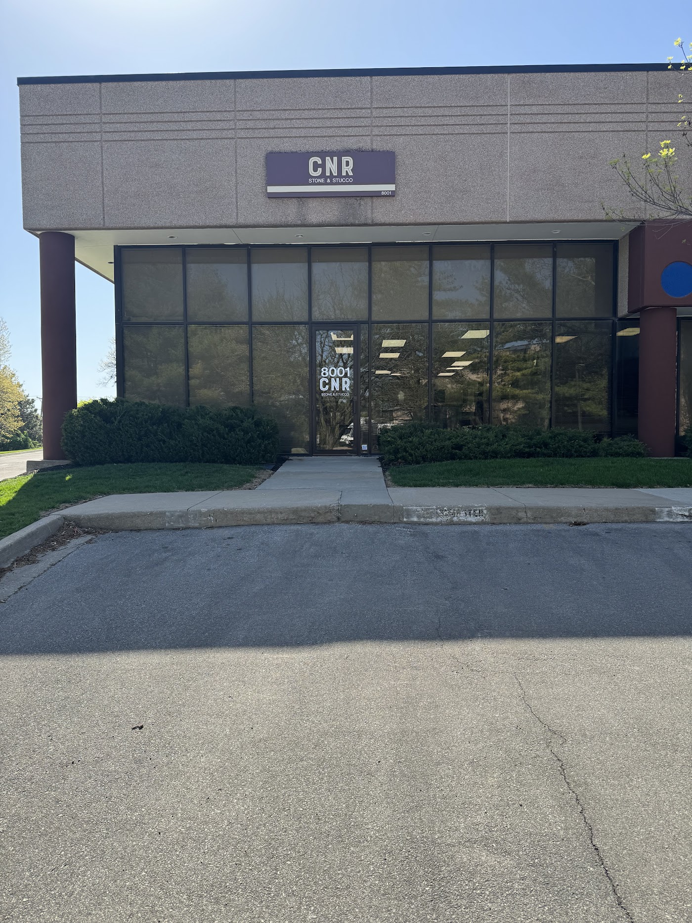 The CNR Stone & Stucco showroom in Lenexa, Kansas